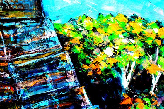 Tikal -Large ( 40" x 30" - 102cm x 76cm) painting