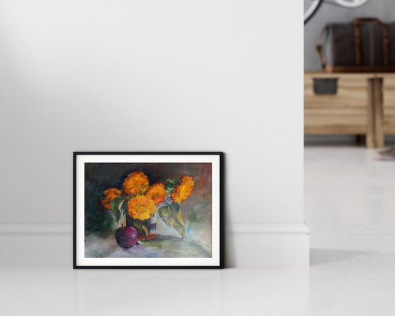 Still Life With Plums