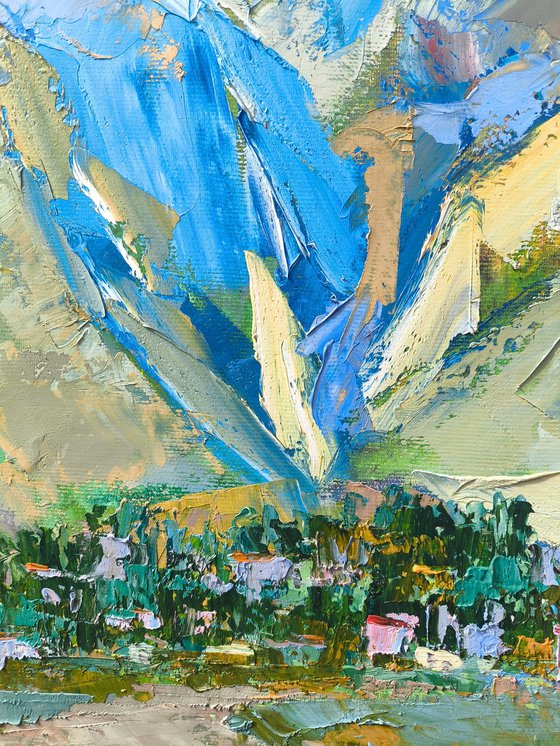 Village Beneath the Peaks