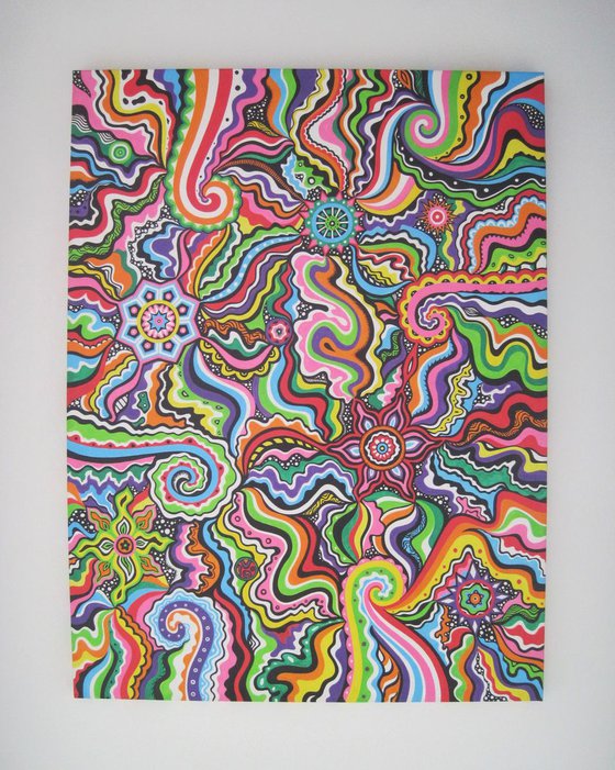 Psychedelic Space  -  80x60cm