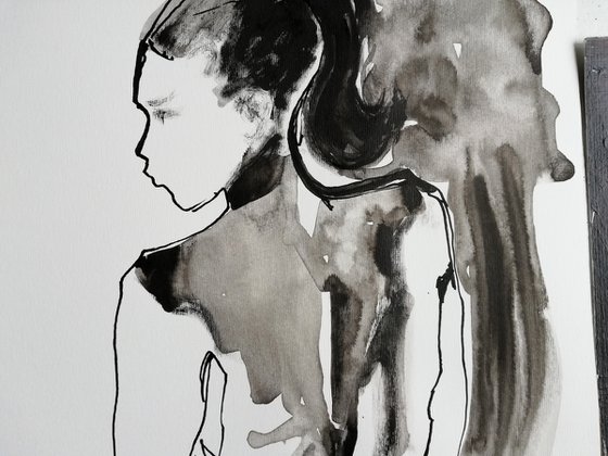 Slim Nude: Back View
