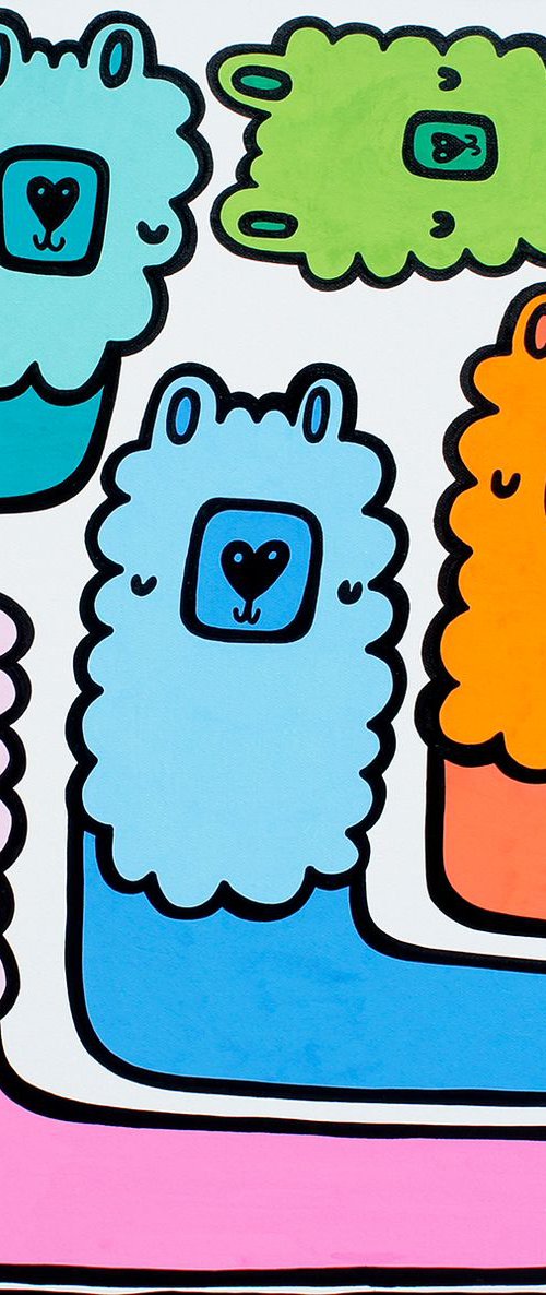 8 Alpacas by Kev Munday
