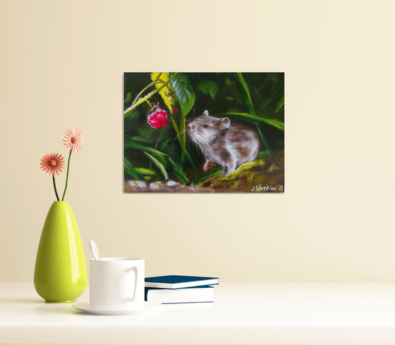 Mouse Painting Cute Animals