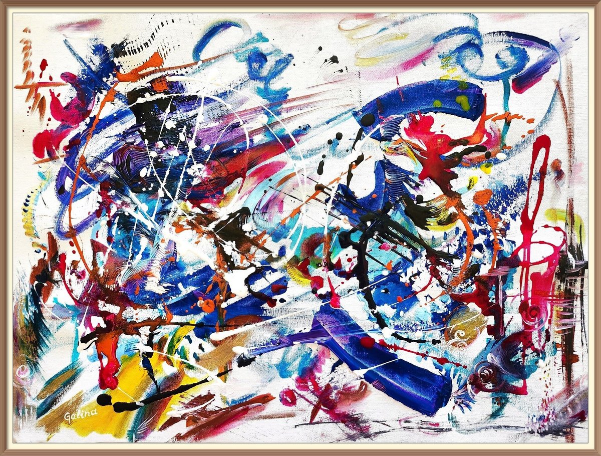 Blast Of Spring Energy By Galina Victoria, 24 X 18, Artwork For Sale On Artfinder