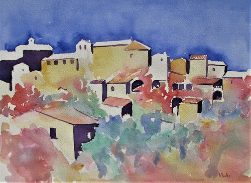 Village in the south of France 2 by Jean-Noël Le Junter