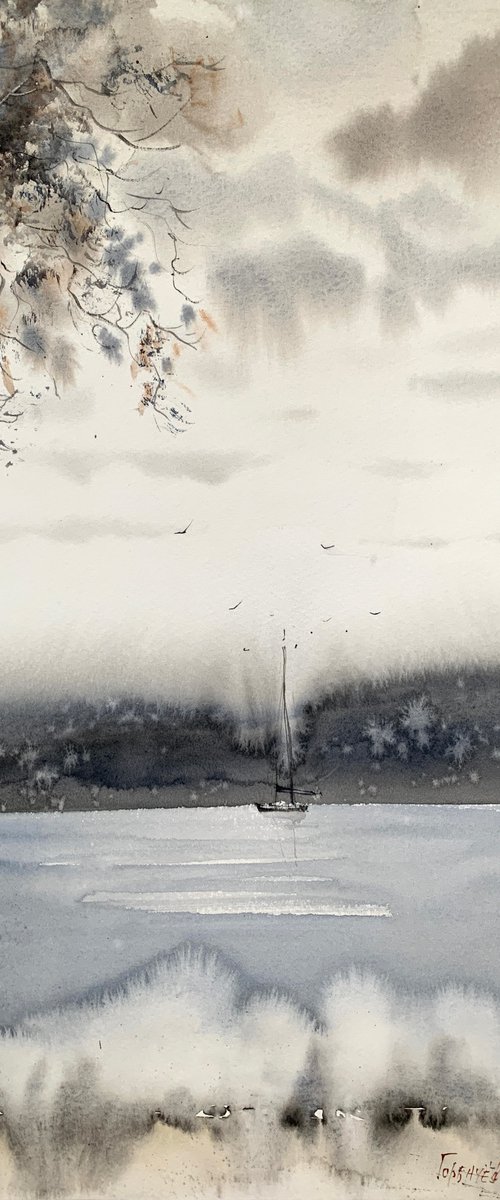 Northern seascape #5 by Eugenia Gorbacheva