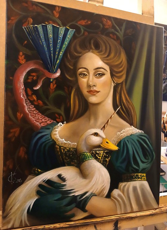 A peculiar unicorn