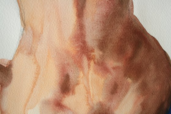 Grace XIII. Series of Nude Bodies Filled with the Scent of Color /  ORIGINAL PAINTING