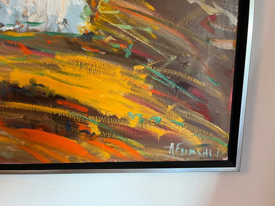 FLORENTIA, oil painting 150cm x 100cm