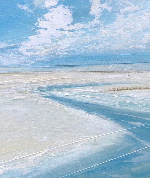 Lagoon small seascape by Jane Skingley