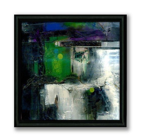 Healing Path - Framed Abstract Spiritual Art by Kathy Morton Stanion