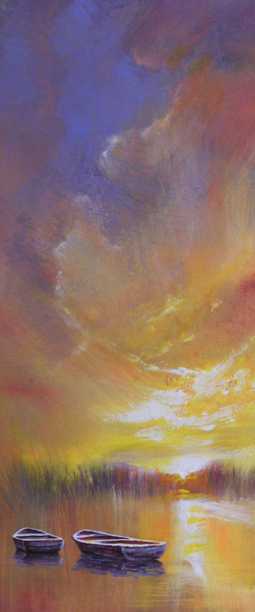 SPECIAL  PRICE !!! "Witnesses of sunset" by Ivan  Grozdanovski