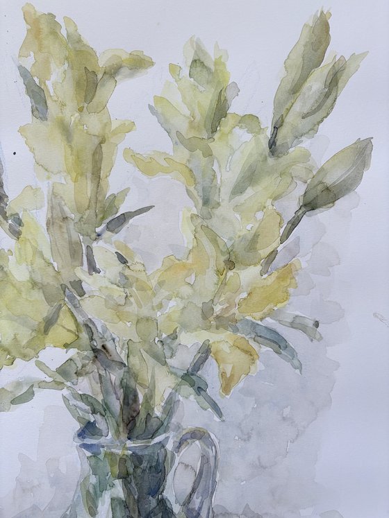 Lilies 42x59 cm
