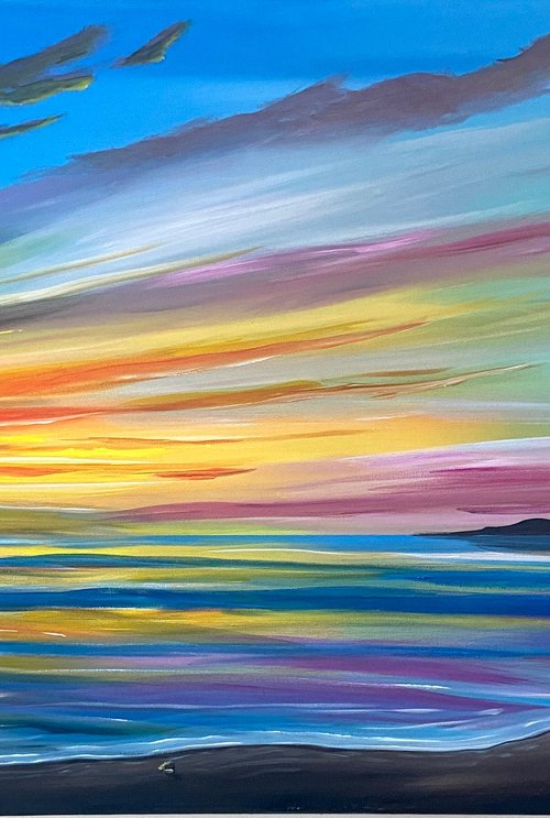 Taking In The Sunset by Aisha Haider