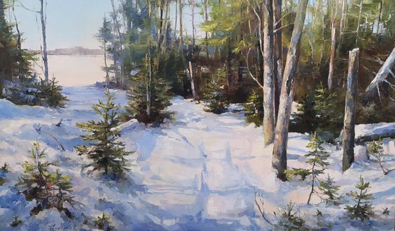 The path to the frozen lake