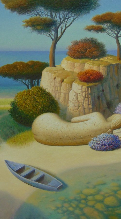 Sandy Beach Island by Evgeni Gordiets