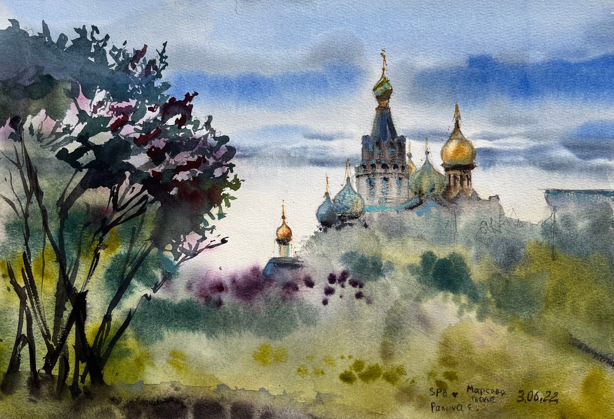 Temples of St. Petersburg by Evgenia Panova