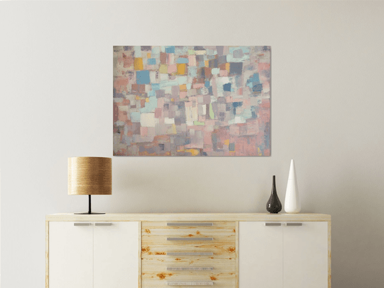A new dawn. Original abstract painting