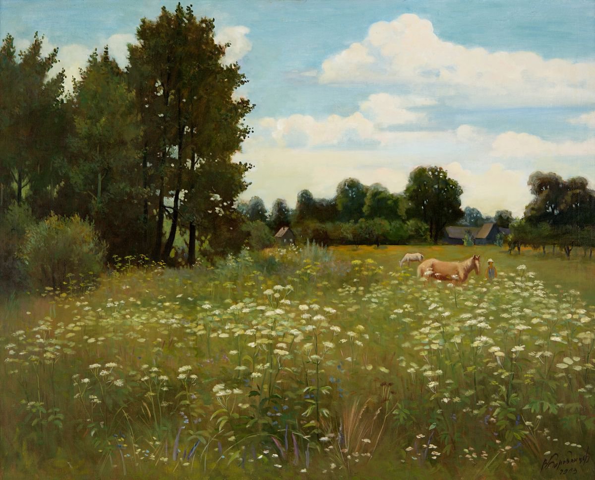 Outskirts of the Village by Viktar Barabantsau