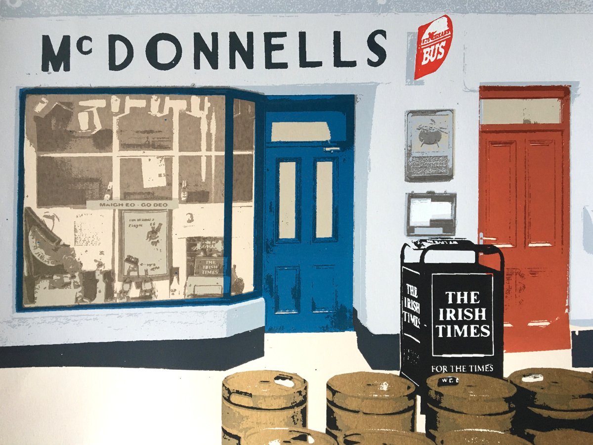 Irish shop fronts - Mcdonnells by Francis Van Maele