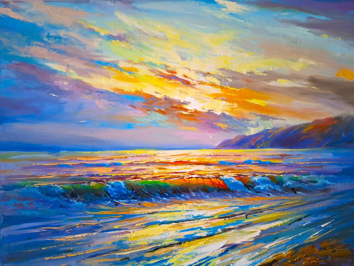 Sound Of The Surf By Andrej Ostapchuk, 31 X 24, Artwork For Sale On Artfinder