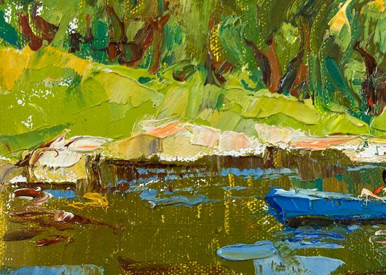 Willows by the pond