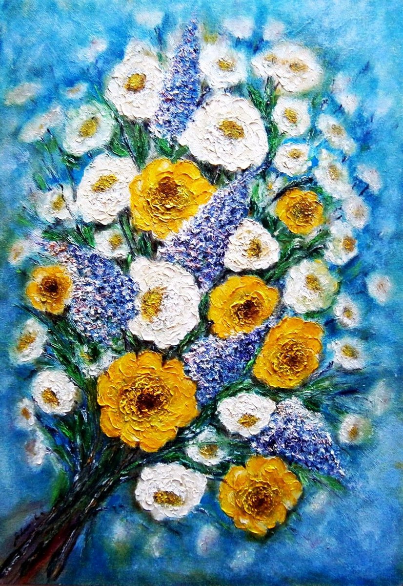 Bouquet of flowers by Emilia Urbanikova
