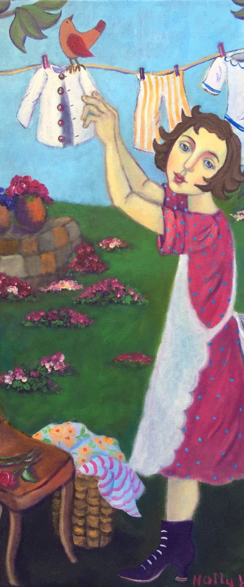 "The Beautiful Laundress" by Holly Wojahn