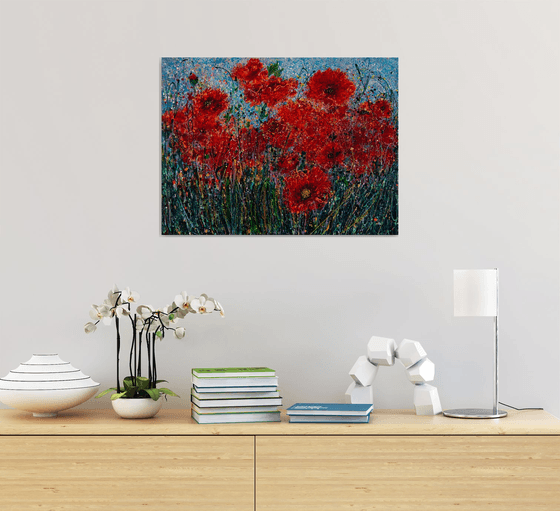 Poppy Sky  Commission