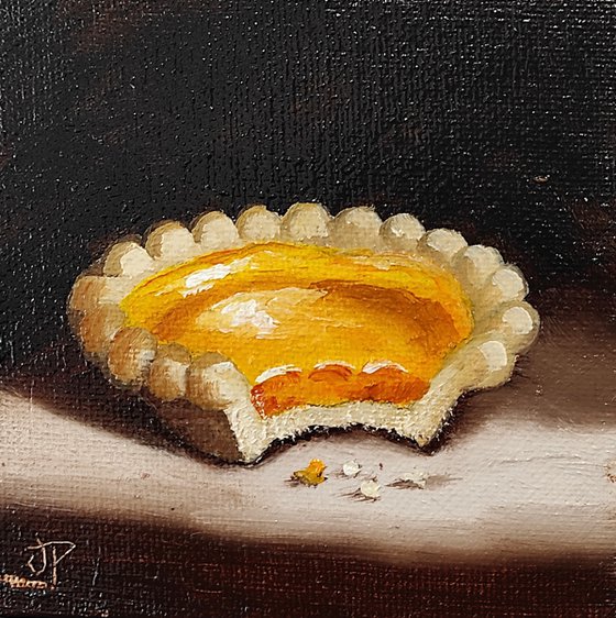 Little Apricot Jam tart still life