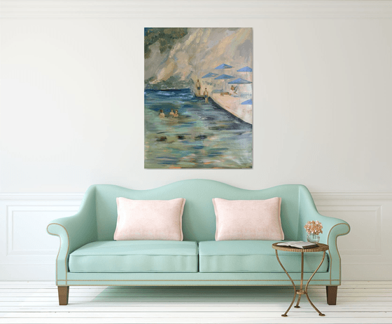 Quiet Waters at the Cliffside