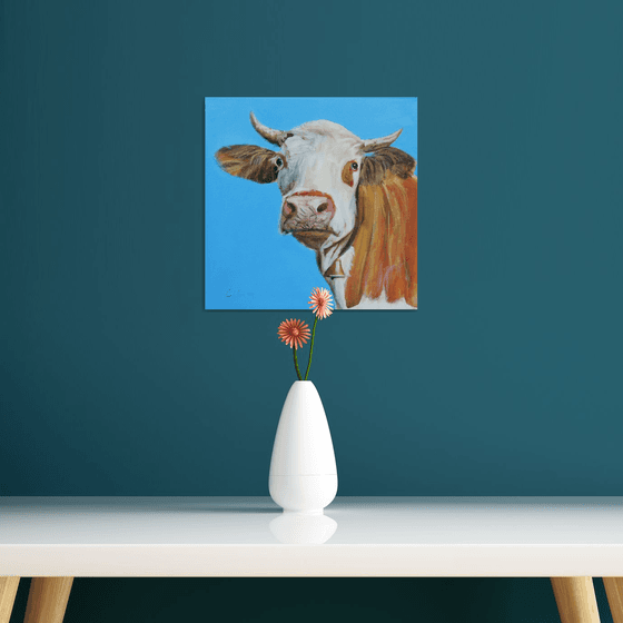 Cow with a bell