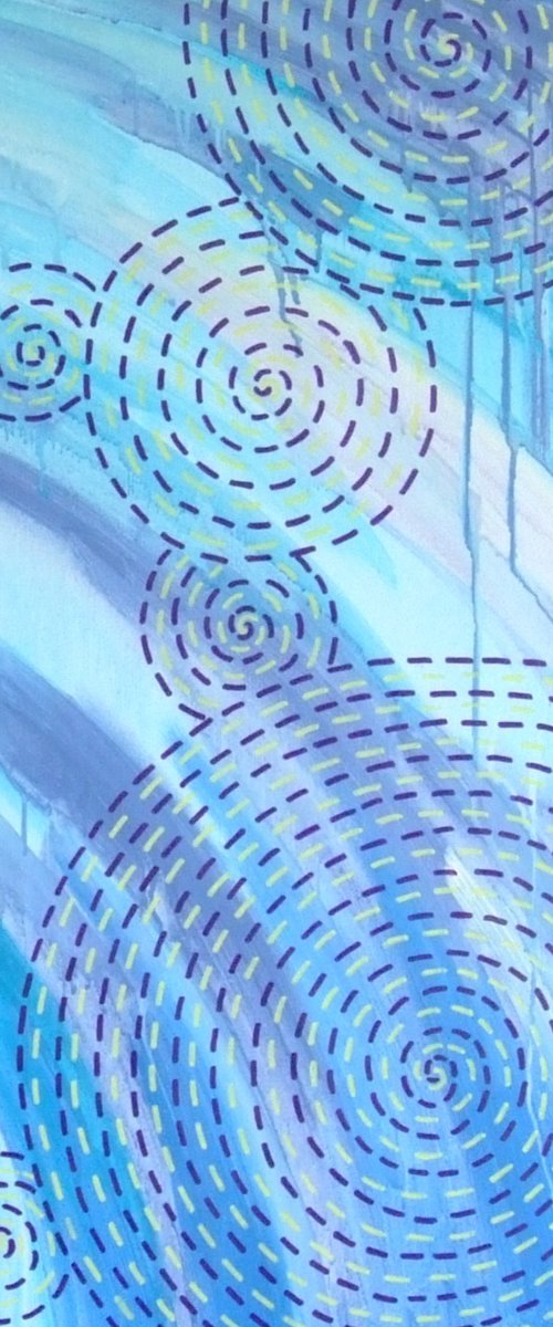 Soft Blue Motion by Marina Krylova