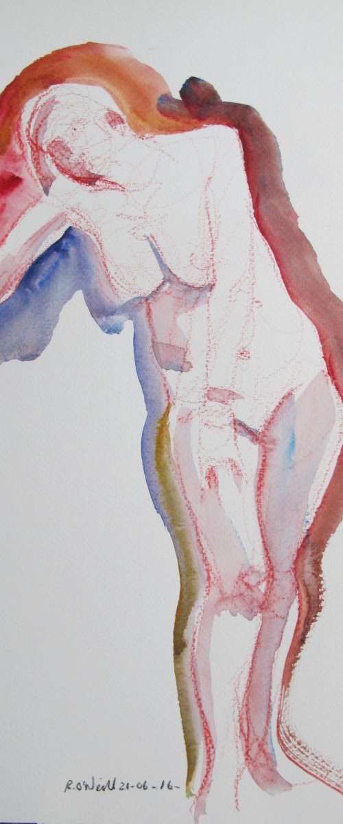 standing female nude by Rory O’Neill