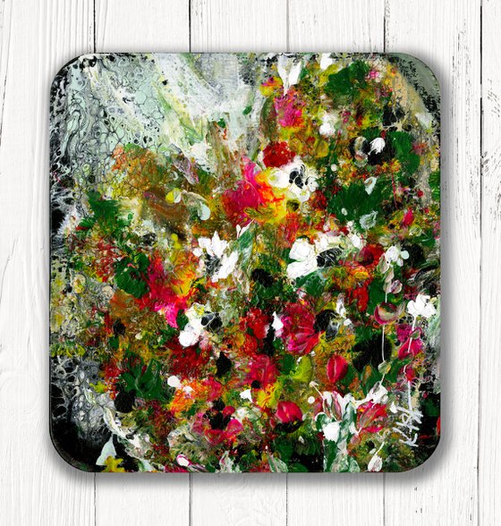 Floral Joy 36 - Abstract Painting by Kathy Morton Stanion