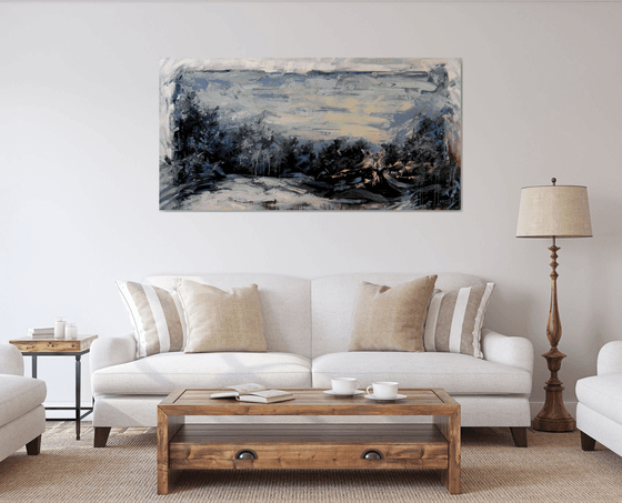 "Morning awakening" Extra Large Painting