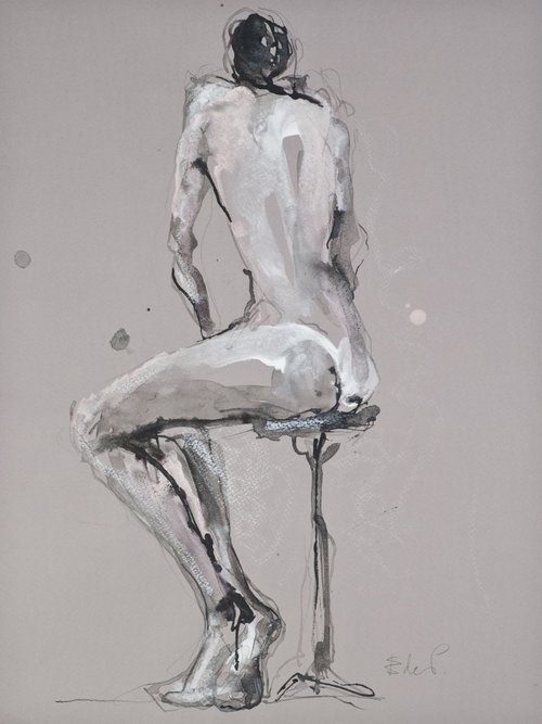 Seated Figure by Emma de Polnay