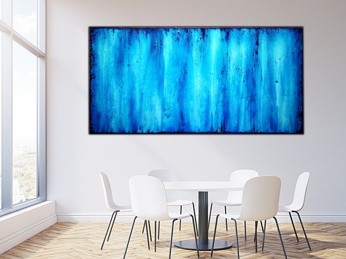 In to the Blue - Extra Large Artwork - ! by Branisa Beric