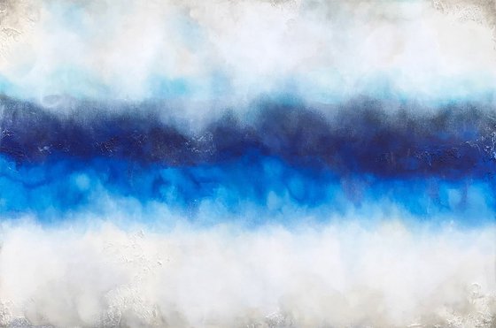 blue divides (120 x 80 cm)