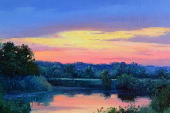 Sunset after the rain