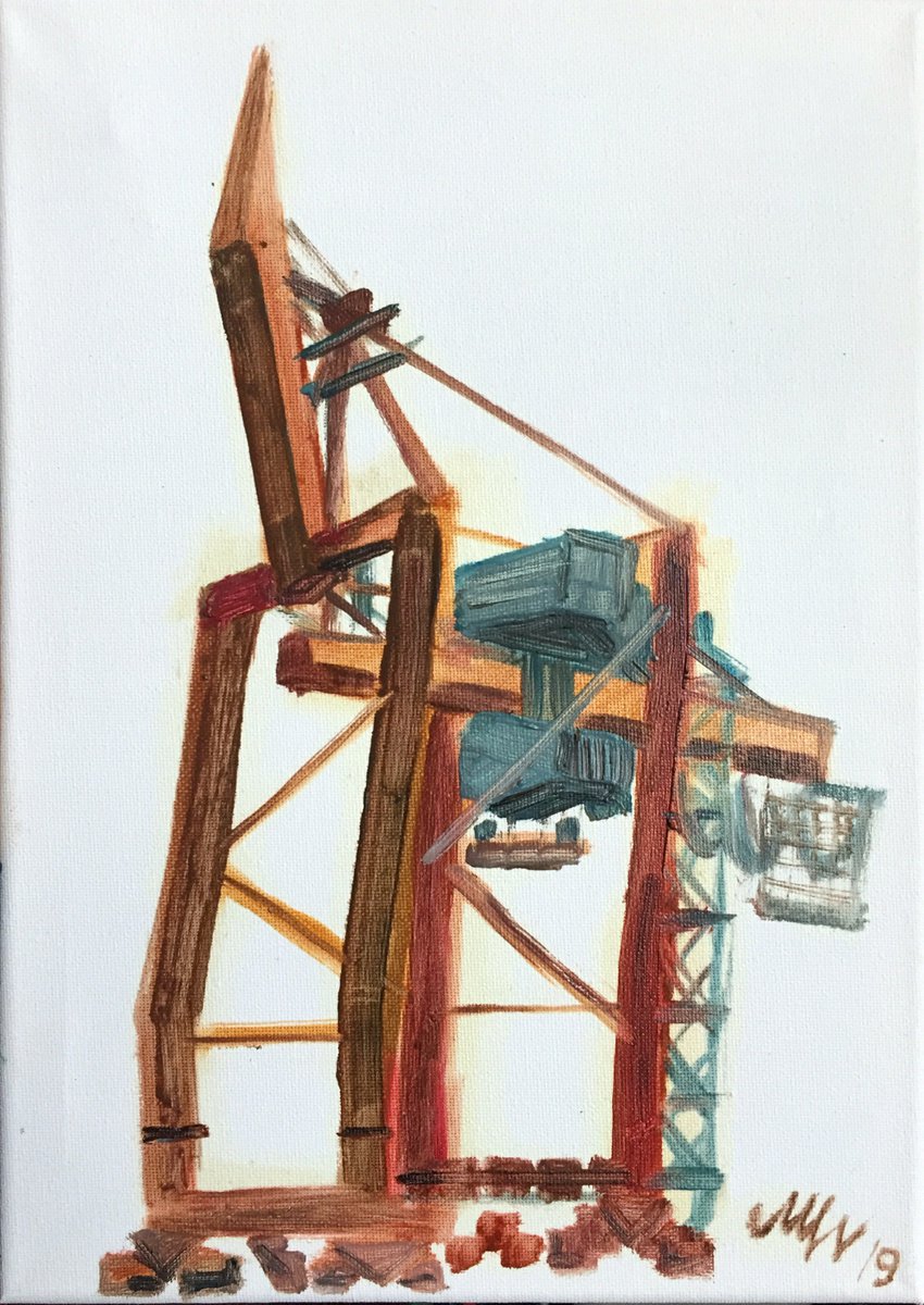 Port - crane1 by Szabrina Maharita