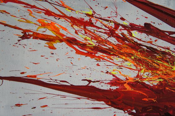 Twisting Fire VI (Spirits Of Skies 150173) - 150 x 100 cm - XXL (60 x 40 inches)