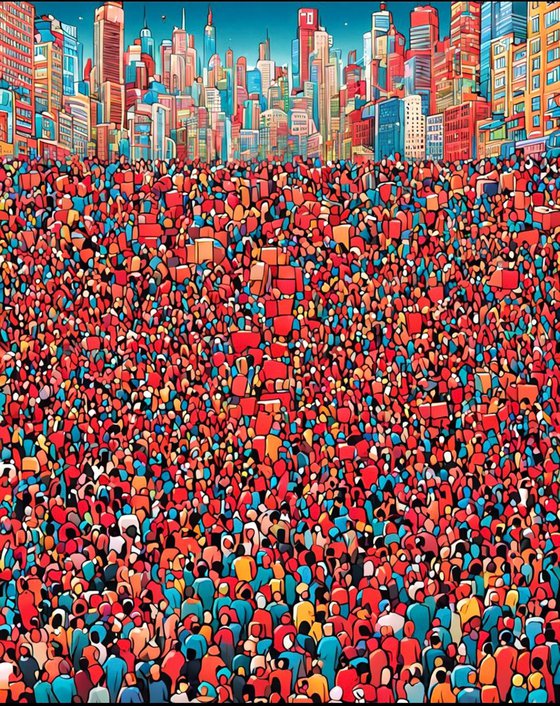 Vibrant Urban Symphony 1