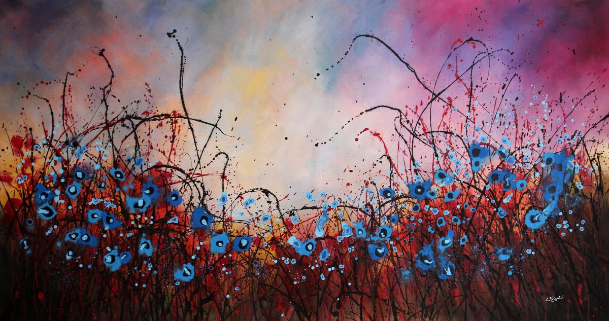 Lievemente By Cecilia Frigati, 78 X 43, Artwork For Sale On Artfinder