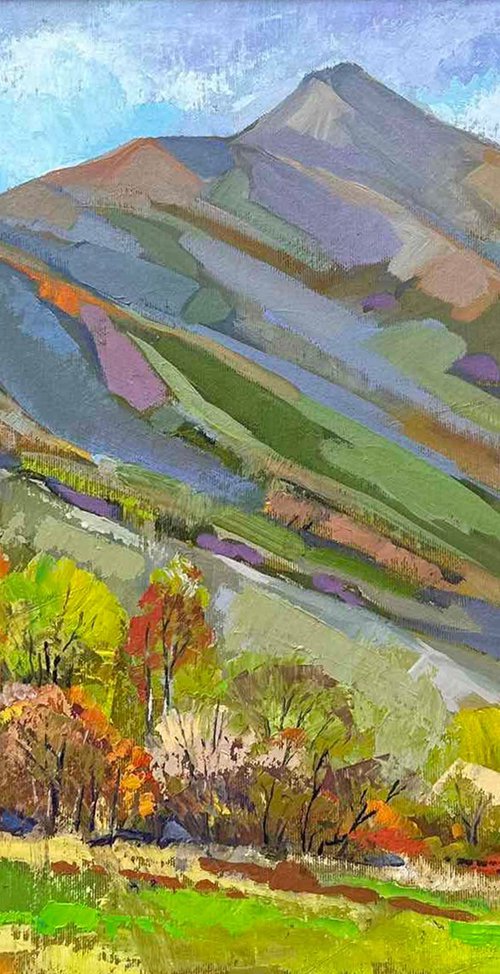 Mountains of Odzun by Aramayis Khlghatyan