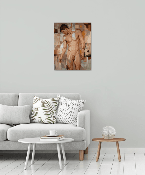 ABSTRACT MALE NUDE