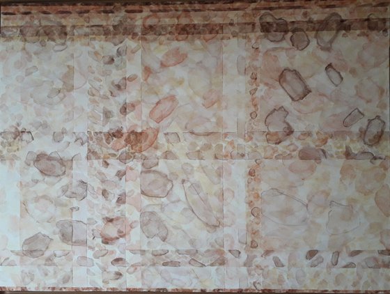 Minerality and smudge, 97x130cm.