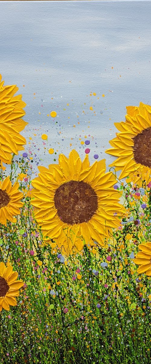 Say It With Sunflowers - reserved by Lucy Moore