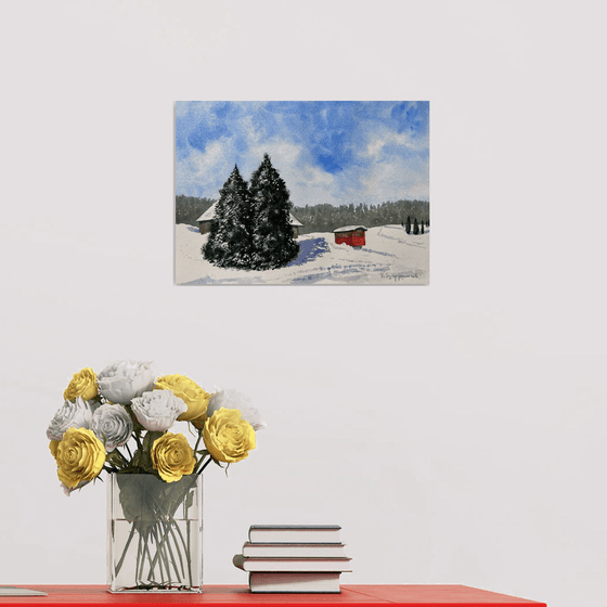 Winter at La Trélasse