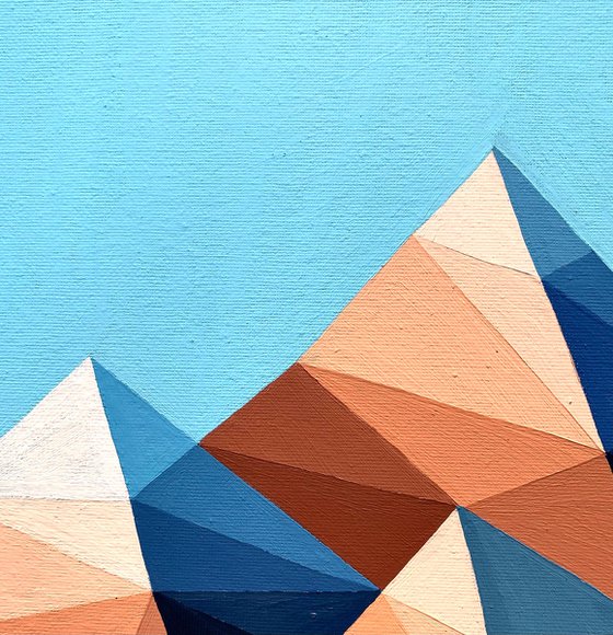 ORANGE SUNRISE IN THE MOUNTAINS